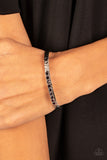 Gives Me the SHIMMERS - Purple Bracelet - Paparazzi Accessories Bracelet Bedazzle Me Pretty Mobile Fashion Boutique