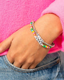 Giving Hope - Multi Bracelet - Paparazzi Accessories Bracelet Bedazzle Me Pretty Mobile Fashion Boutique