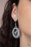 Glacial Gardens - Silver Earrings - Paparazzi Accessories Earrings Bedazzle Me Pretty Mobile Fashion Boutique