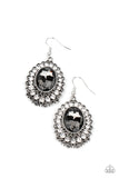 Glacial Gardens - Silver Earrings - Paparazzi Accessories Earrings Bedazzle Me Pretty Mobile Fashion Boutique
