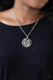 Glade Glamour - Orange Necklace - Paparazzi Accessories Necklace Bedazzle Me Pretty Mobile Fashion Boutique