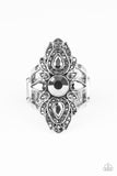 Glam Demand - Silver Ring - Paparazzi Accessories Ring Bedazzle Me Pretty Mobile Fashion Boutique
