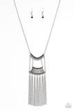 Glam Goddess - Black Necklace - Paparazzi Accessories Necklace Bedazzle Me Pretty Mobile Fashion Boutique