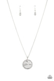 Glam-ma Glamorous - White Necklace - Paparazzi Accessories Necklace Bedazzle Me Pretty Mobile Fashion Boutique
