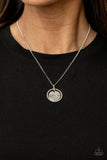 Glam-ma Glamorous - White Necklace - Paparazzi Accessories Necklace Bedazzle Me Pretty Mobile Fashion Boutique