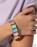 Glamorous Getaway - Multi Bracelet - Paparazzi Accessories Bracelet Bedazzle Me Pretty Mobile Fashion Boutique