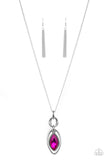 Glamorously Glaring - Pink Necklace - Paparazzi Accessories Necklace Bedazzle Me Pretty Mobile Fashion Boutique