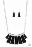 Glamour Goddess - Black Necklace - Paparazzi Accessories Necklace Bedazzle Me Pretty Mobile Fashion Boutique