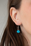 Glamour Grotto - Blue Necklace - Paparazzi Accessories Necklace Bedazzle Me Pretty Mobile Fashion Boutique