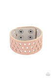 Glamp Champ - Pink Bracelet - Paparazzi Accessories Bracelet Bedazzle Me Pretty Mobile Fashion Boutique