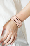 Glamp Champ - Pink Bracelet - Paparazzi Accessories Bracelet Bedazzle Me Pretty Mobile Fashion Boutique