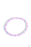 GLASS is in Session - Pink Bracelet - Paparazzi Accessories Bracelet Bedazzle Me Pretty Mobile Fashion Boutique