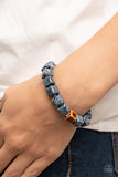 Glaze Craze - Blue Bracelet - Paparazzi Accessories Bracelet Bedazzle Me Pretty Mobile Fashion Boutique