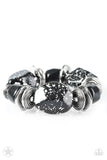 Glaze of Glory - Black Bracelet - Paparazzi Accessories Bracelet Bedazzle Me Pretty Mobile Fashion Boutique