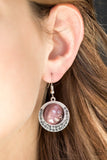 Gleam Away - Purple Earrings - Paparazzi Accessories Earrings Bedazzle Me Pretty Mobile Fashion Boutique