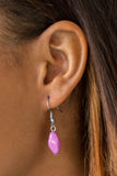 GLEAM Weaver - Purple Necklace - Paparazzi Accessories Necklace Bedazzle Me Pretty Mobile Fashion Boutique