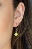 Gleaming Gardens - Yellow Necklace - Paparazzi Accessories Necklace Bedazzle Me Pretty Mobile Fashion Boutique