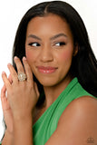 GLIMMER and Spice - Gold Ring - Paparazzi Accessories Ring Bedazzle Me Pretty Mobile Fashion Boutique