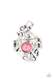 Glimmering Grapevines - Pink Ring - Paparazzi Accessories Ring Bedazzle Me Pretty Mobile Fashion Boutique