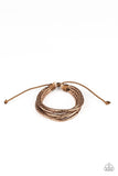 Glitter-tastic! - Brown Bracelet - Paparazzi Accessories Bracelet Bedazzle Me Pretty Mobile Fashion Boutique