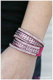 Glitz Blitz - Pink Bracelet - Paparazzi Accessories Bracelet Bedazzle Me Pretty Mobile Fashion Boutique
