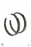 GLITZY By Association - Black Earrings - Paparazzi Accessories Earrings Bedazzle Me Pretty Mobile Fashion Boutique