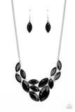 Glitzy Goddess - Black Necklace - Paparazzi Accessories Necklace Bedazzle Me Pretty Mobile Fashion Boutique