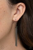 Glitzy Gusto - Black Necklace - Paparazzi Accessories Necklace Bedazzle Me Pretty Mobile Fashion Boutique