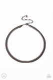 Glitzy Gusto - Black Necklace - Paparazzi Accessories Necklace Bedazzle Me Pretty Mobile Fashion Boutique