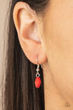 Glossy Glamorous - Red Necklace - Paparazzi Accessories Necklace Bedazzle Me Pretty Mobile Fashion Boutique