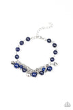 Glossy Glow - Blue Bracelet - Paparazzi Accessories Bracelet Bedazzle Me Pretty Mobile Fashion Boutique