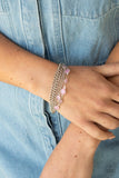 Glossy Goddess - Pink Bracelet - Paparazzi Accessories Bracelet Bedazzle Me Pretty Mobile Fashion Boutique