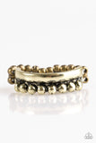 Glow By Glow - Brass Ring - Paparazzi Accessories Ring Bedazzle Me Pretty Mobile Fashion Boutique