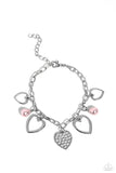 GLOW Your Heart - Pink Bracelet - Paparazzi Accessories Bracelet Bedazzle Me Pretty Mobile Fashion Boutique
