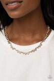 GLOWING Admiration - Brown Necklace - Paparazzi Accessories Necklace Bedazzle Me Pretty Mobile Fashion Boutique