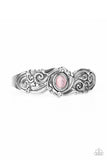 Glowing Enchantment - Pink Bracelet - Paparazzi Accessories Bracelet Bedazzle Me Pretty Mobile Fashion Boutique