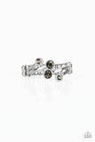 GLOWING Great Places - Silver Ring - Paparazzi Accessories Ring Bedazzle Me Pretty Mobile Fashion Boutique