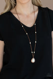 Go Tell It On The MESA - Copper Necklace - Paparazzi Accessories Necklace Bedazzle Me Pretty Mobile Fashion Boutique