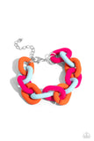 Go the Extra SMILE - Pink Bracelet - Paparazzi Accessories Bracelet Bedazzle Me Pretty Mobile Fashion Boutique