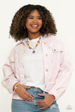 Go the Extra SMILE - Purple Bracelet - Paparazzi Accessories Bracelet Bedazzle Me Pretty Mobile Fashion Boutique