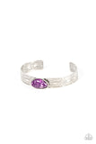 Gobi Glyphs - Purple Bracelet - Paparazzi Accessories Bracelet Bedazzle Me Pretty Mobile Fashion Boutique