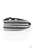 Going For Glam - Black Bracelet - Paparazzi Accessories Bracelet Bedazzle Me Pretty Mobile Fashion Boutique