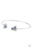 Going For Glitter - Blue Bracelet - Paparazzi Accessories Bracelet Bedazzle Me Pretty Mobile Fashion Boutique