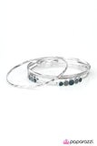 Going Gypsy - Blue Bracelet - Paparazzi Accessories Bracelet Bedazzle Me Pretty Mobile Fashion Boutique