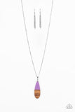 Going Overboard - Purple Necklace - Paparazzi Accessories Necklace Bedazzle Me Pretty Mobile Fashion Boutique