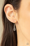 Going Through Phases - Silver Necklace - Paparazzi Accessories Necklace Bedazzle Me Pretty Mobile Fashion Boutique
