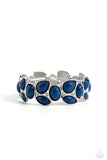 Gondola Groves - Blue Bracelet - Paparazzi Accessories Bracelet Bedazzle Me Pretty Mobile Fashion Boutique