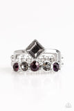 Gone With The Glitter - Purple Ring - Paparazzi Accessories Ring Bedazzle Me Pretty Mobile Fashion Boutique