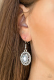 Good LUXE To You! - Blue Earrings - Paparazzi Accessories Earrings Bedazzle Me Pretty Mobile Fashion Boutique