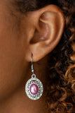 Good LUXE To You! - Purple Earrings - Paparazzi Accessories Earrings Bedazzle Me Pretty Mobile Fashion Boutique